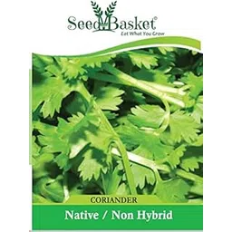 Seed Basket Native/Non-GMO Coriender Seeds for for Home and Kitchen Gardening and Farming | 300 Seeds | Best in Germination | Growing Instruction Manual-image-35