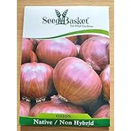 Seed Basket Native/Non-GMO Onion Seeds for Home Garden (400 Seeds with More than 70% Germination) And Instruction Manual-image-21