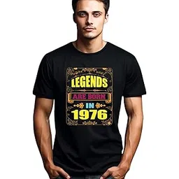 seek buy love Vintage 1976 Birthday T-Shirt, Retro Legends are Born Graphic Tee, Unisex Birthday Party Fashion, Gift for Him or Her, Unique Shirt Design-picture-19