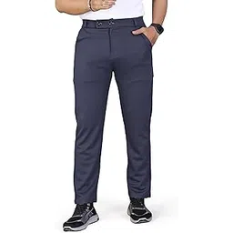 seemoo Men’s Regular Fit Formal Poly Cotton Knitted Stretchable Pants – Wrinkle-Resistant Business Trousers with Side Pockets for Office-picture-11