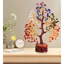 seetara Multicolour 7 Chakra Crystal Tree for Deep Balance, Chakra Alignment, and Overall Healing (500 Beads)-picture-17