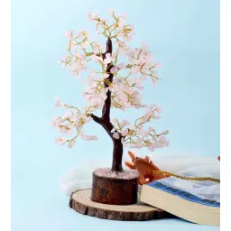 seetara Pink Quartz Crystal Tree for Love, Harmony, and Compassion (300 Beads)-picture-48