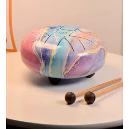 seetara Small Blue Ocean Serenity Drum (6 inches) for Relaxation, Positive Ambiance-picture-40