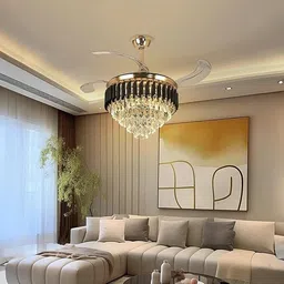 seetastic Modern Stylish BG Chandelier with Fan Chandelier Ceiling Lamp-picture-22