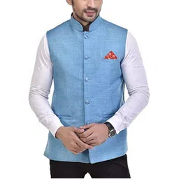 seetoo Self Design Men Waistcoat-picture-13