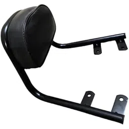 SEFLIPO® Heavy Premium Quality Backrest Full Black For All jawa Bike Models-picture-12