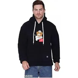 SEHAJ Enterprises Wool All Over Print Graphic Regular Fit Hooded Hoodie for Men-picture-26