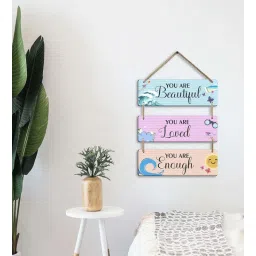 Multicolour Wooden Wall Hanging By Sehaz Artworks-picture-15