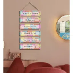 Multicolour Wooden Wall Hanging By Sehaz Artworks-picture-19