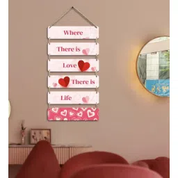 Multicolour Wooden Wall Hanging By Sehaz Artworks-picture-22