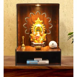 sehaz artworks Ganesh Wall Mount Pooja Wooden Mandir For Home-picture-10