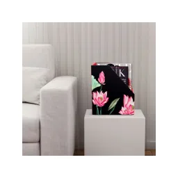 SEJ by Nisha Gupta Black Magazine Rack - Set of 1-picture-39