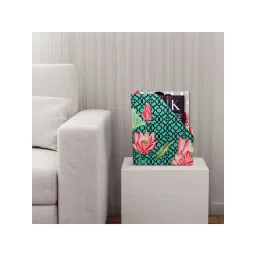 SEJ by Nisha Gupta Green Magazine Rack - Set of 1-picture-29