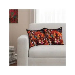 SEJ by Nisha Gupta Multicolor Cushion Covers - Set of 2-picture-31