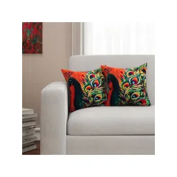 SEJ by Nisha Gupta Multicolor Cushion Covers - Set of 2-picture-21