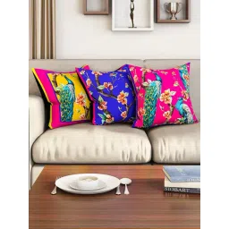 SEJ by Nisha Gupta Multicolor Cushion Covers - Set of 3-picture-21
