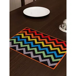 SEJ by Nisha Gupta Multicoloured Set of 6 Printed Table Placemats-picture-26