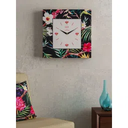 SEJ by Nisha Gupta Off White Framed Analogue Wall Clock - Set of 1-picture-18