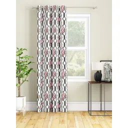 SEJ by Nisha Gupta Off-White Polyester 7 Ft. Door Curtain-picture-30