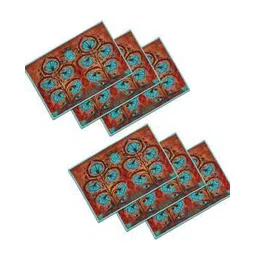 sej by nisha gupta Set of 6 Floral Print Table Placemats-picture-37