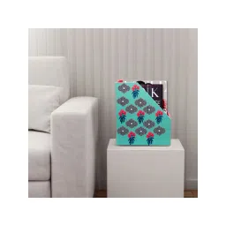 SEJ by Nisha Gupta Teal Blue Magazine Rack - Set of 1-picture-47