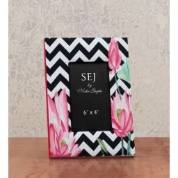 sej by nisha gupta White & Black Mdf Wood 8 X 0.5 X 10 Inch From Sej Photo Frame-picture-31