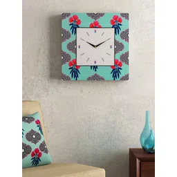 SEJ by Nisha Gupta White Dial 35.5 cm X 35.5 cm Square Analogue Wall Clock-picture-17