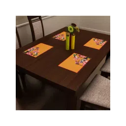 SEJ by Nisha Gupta Yellow Placemats - Set of 4-picture-31