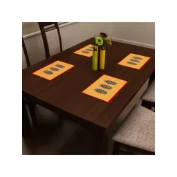 SEJ by Nisha Gupta Yellow Placemats - Set of 4-picture-17