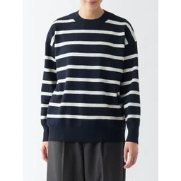 Selcan Unisex Kids Striped Woollen Pullover-picture-9