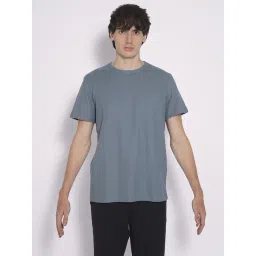 Selected Homme Blue Cotton Regular Fit T-Shirt-picture-13