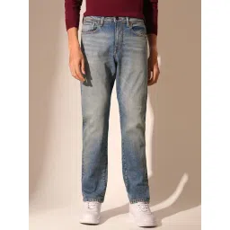 Selected Homme Blue Cotton Slim Fit Jeans-picture-30