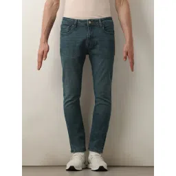 SELECTED HOMME Blue Slim Fit Lightly Washed Jeans-picture-11