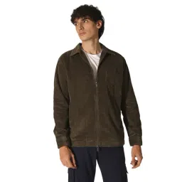 Selected Homme Brown Regular Fit Self Pattern Jacket-picture-19