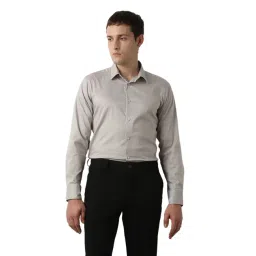 Selected Homme Grey Cotton Slim Shirt-picture-43