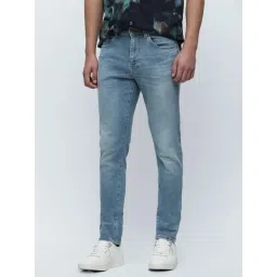 SELECTED HOMME Light Blue Slim Fit Lightly Washed Jeans-picture-16