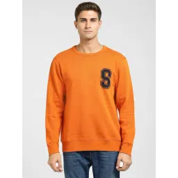 SELECTED HOMME Light Brown Cotton Regular Fit Sweatshirt-picture-15