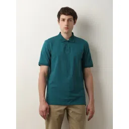 SELECTED HOMME Teal Blue Slim Fit Polo T-Shirt-picture-11