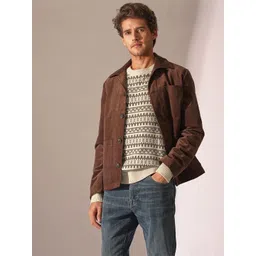 SELECTED Men Abstract  Woollen Pullover-picture-43