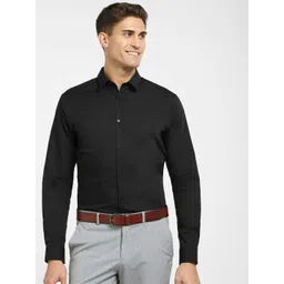 SELECTED Men Black Slim Fit Cotton Formal Shirt-picture-40
