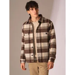 SELECTED Men Cotton Self Design Cable Knit Pullover-picture-13