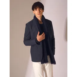 SELECTED Men Self Design Cable Knit Pullover Sweater-picture-46