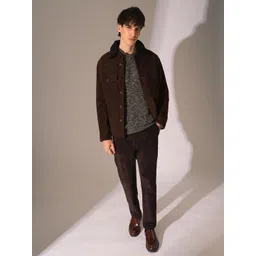 SELECTED Men Self Design Cable Knit Pullover Sweater-picture-18