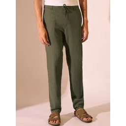 SELECTED Men Slim Fit Cotton Trousers-picture-29