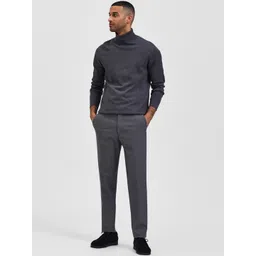 SELECTED Men Slim Fit Formal Trousers-picture-35