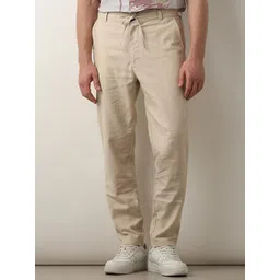 SELECTED Men Slim Fit Mid-Rise Trousers image 1