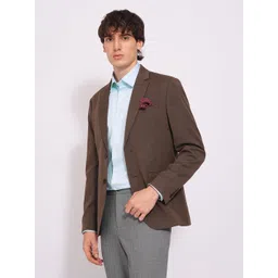 SELECTED Men Spread Collar Solid Cotton Slim Fit Formal Shirt-picture-16