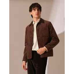 SELECTED Men Spread Collar Textured Solid Cotton Casual Shirt-picture-11