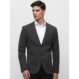 SELECTED Self-Design Single-Breasted Slim-Fit Formal Blazer-picture-30