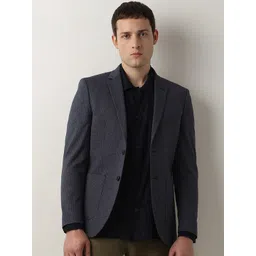 SELECTED Self Design Slim-Fit Single Breasted Blazer-picture-39